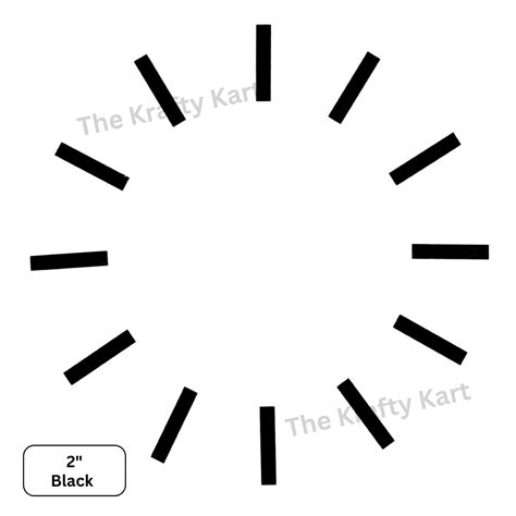 Black Numbers | The Krafty Kart Resin Store