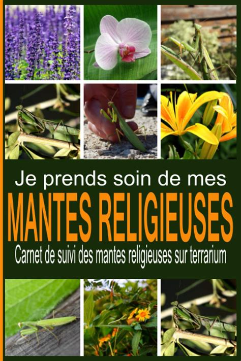 Buy Je prends soin de mes mantes religieuses: Carnet de suivi des ...