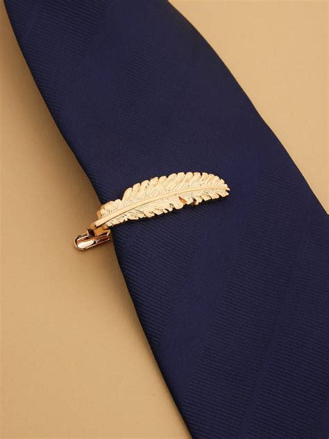 Golden Feather Tie bar