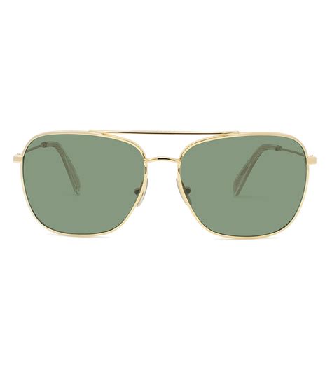 Celine Men's Green Aviator Sunglasses