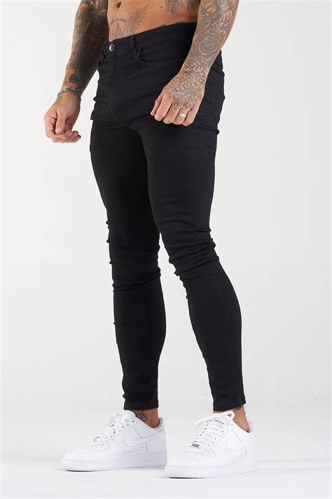 Black Denim Skinny Jeans For Men | ICON. AMSTERDAM