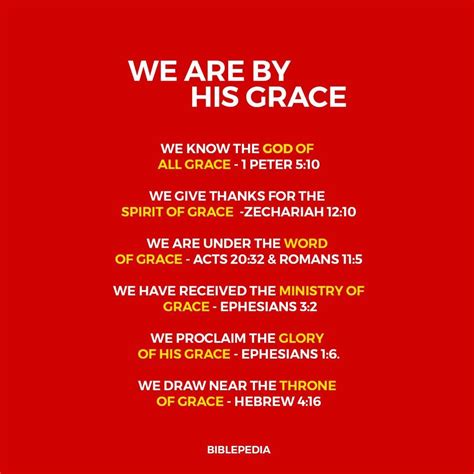 By His Grace