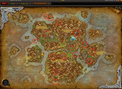 Locations of all rare bosses in the Forbidden Reach in WoW Dragonflight