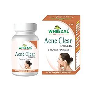 Buy Wheezal Acne Clear Tablet 25GM (PACK OF 2) Online at Low Prices in ...