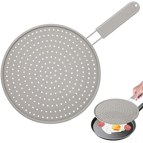Buy HASTHIP® 11inch Frying Pan Non-Stick Cover, Silicone Splatter ...