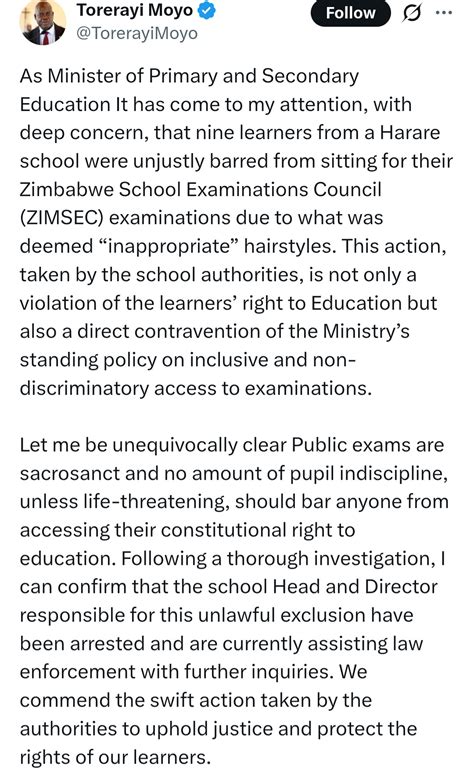 HAIRCUT : 9 BARRED FROM EXAM | Mafaro