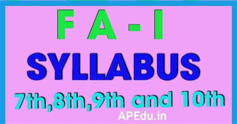 FA-1 (Formative 1) 7th,8th,9th and 10th Class Slip Test in EM & TM 2020 ...