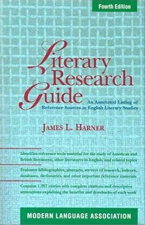Buy Literary Research Guide: An Annotated Listing of Reference Sources ...