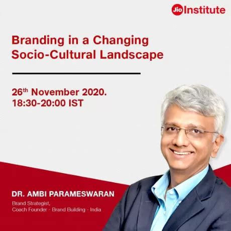 Branding in a Changing Socio-Cultural Landscape - Jio Institute