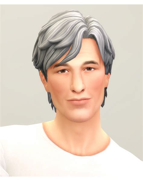 Rusty Hair _M (2 type / 26 color) | Rusty's | Sims 4 hair male, Mens ...