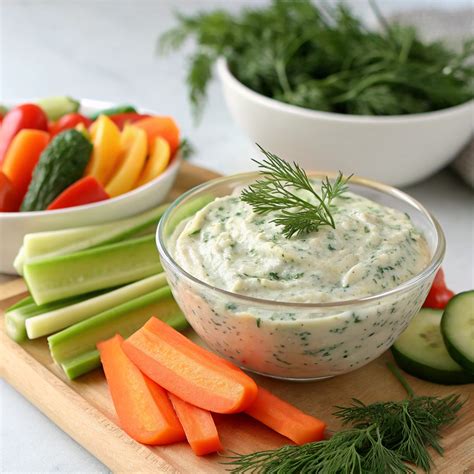 Easy Creamy Vegetable Dill Dip Recipe – So Addictive!