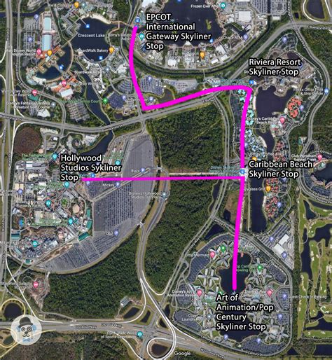 Pop Century Resort Map