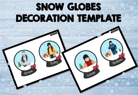 Free Printable Snow Globe Template Pdf - Free Printable Template