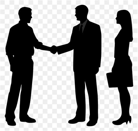 Shaking Hands Silhouette PNG Images | Free Photos, PNG Stickers ...