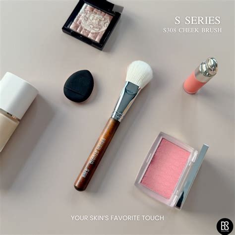BRUSH STUDIO S Series 308 Cheek Brush : แปรงปัดแก้มขนแพะขาว | LINE SHOPPING
