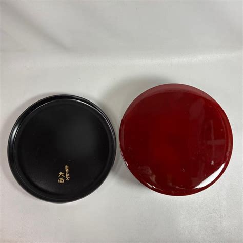 【藏舊尋寶屋】老日本 御茶櫃 樹脂胎 花紋漆器圓形茶櫃 茶道具 茶盒 附原字紙盒(一元起標)※2601280107113-6J※ | Yahoo拍賣