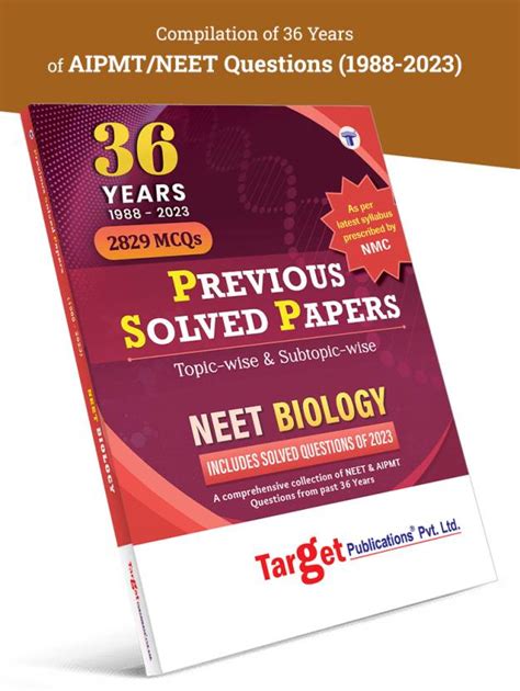 36 Years NEET 2024 Biology | Previous Year Solved Question Paper Book ...