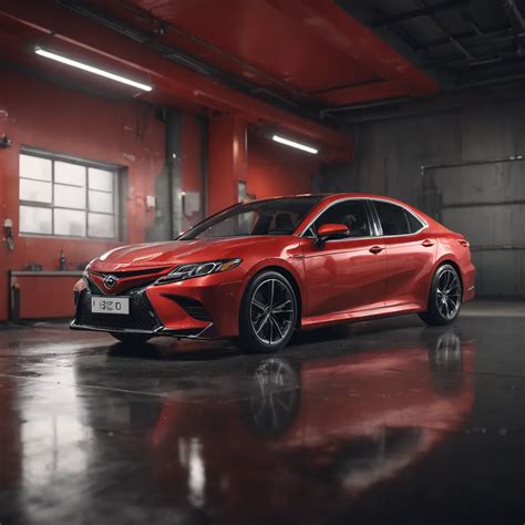 Explore the Stylish New Toyota Camry with Bold Red Interior