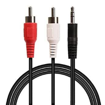 PAC Audio Video 2RCA Stereo Cables with 3.5mm Aux Jack for Home ...