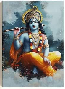gojo Bhagwan Shri Krishna Govind Gopal Kanha Baal Roop- Vinyl gloss ...