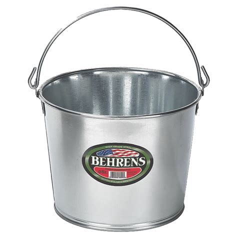 Behrens Galvanized Steel Dairy Feeder Pail, 8-Quart : Amazon.in: Home ...