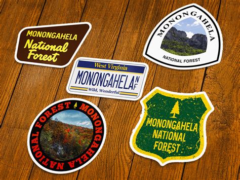 Buy Monongahela National Forest Vinyl Sticker Choose 1 Decal or Online ...