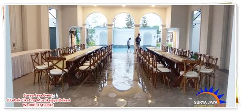 Sewa Meja Taman Dan Kursi Crossback Kualitas Terbaik