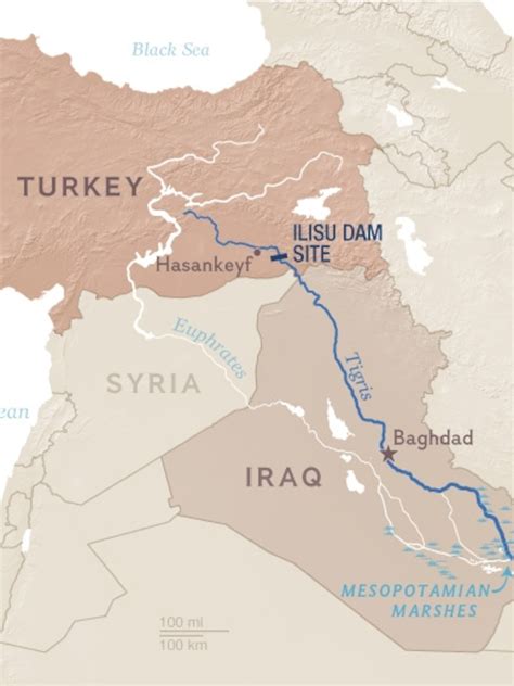 Tigris Euphrates River Valley Map