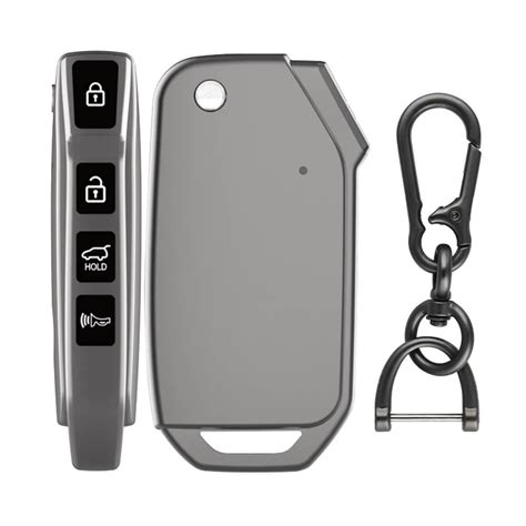 Keyzone TPU Key Cover Compatible for Kia Carens Clavis, Seltos, Sonet ...
