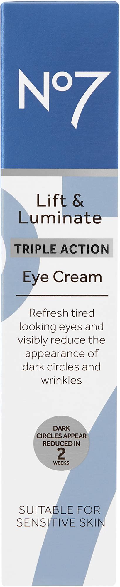 No7 Lift & Luminate Triple Action Eye Cream 15 ml | lyko.com
