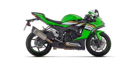 Arrow Exhaust Kawasaki ZX6R (636) Pista Slip-On Exhaust Titanium (2024 ...