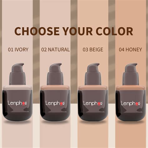 Professional Waterproof HD Foundation – Lenphor