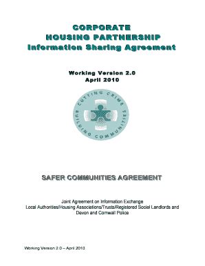 Fillable Online Housing Protocol - Devon & Cornwall Police Fax Email ...