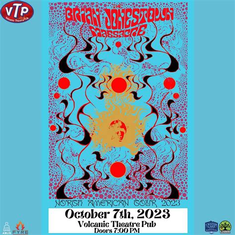 The Brian Jonestown Massacre w/ Color Green Tickets at Volcanic Theater ...