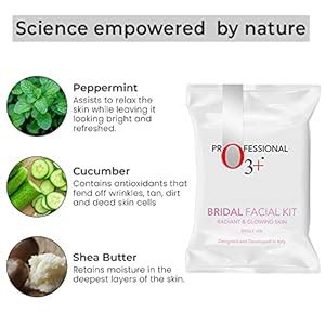 O3+ Bridal Facial Kit for Radiant & Glowing Skin with Hyaluronic Acid ...