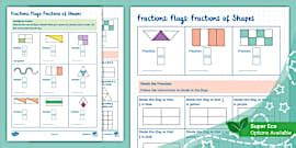 Shading Fractions Worksheet Pack - Maths Resource - Twinkl