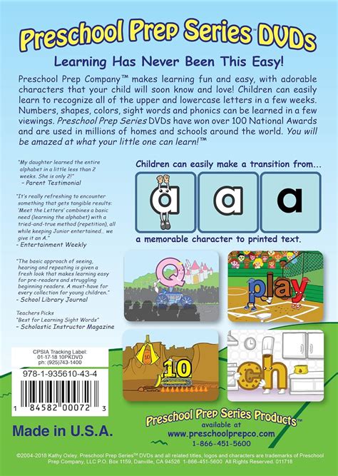 Preschool Prep Company Preschool Prep Series Collection - 10 DVD Boxed ...