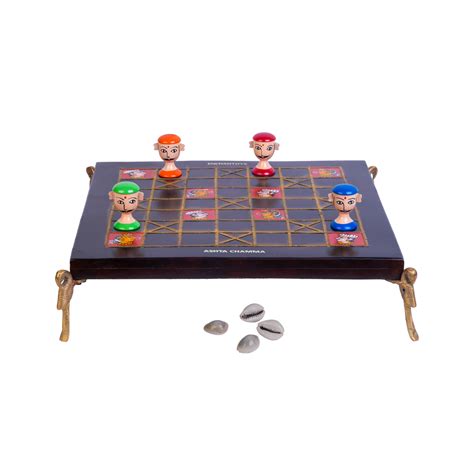 Ashta Chamma Traditional Game – Handcrafted Brass & Wooden Board with ...