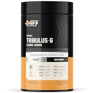 MyFitFuel Tribulus Terrestris +6 Herbs (2000mg) (120 Tablets) (Gokshura ...