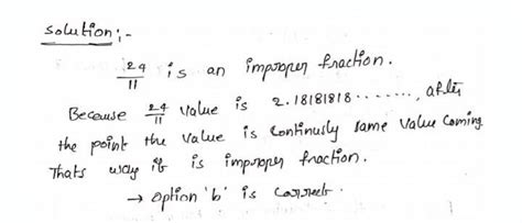 24/11 is an example for which fraction - Brainly.in