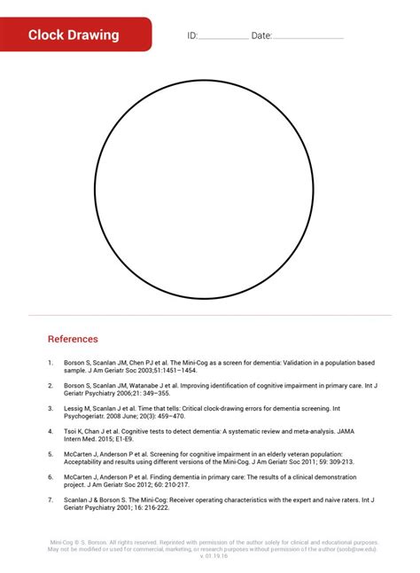 Image result for Mini-Cog Testing