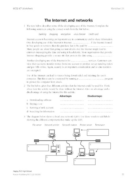 Computer Worksheet Internet 的图像结果