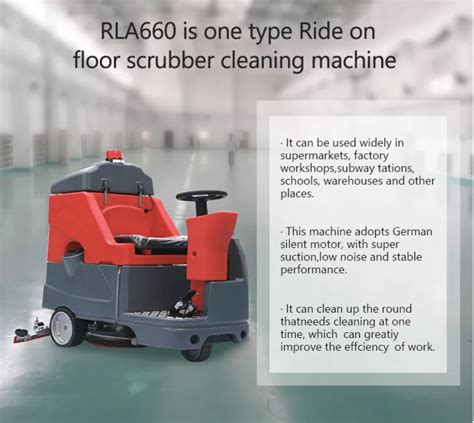 RideOn Floor Scrubber Cleaning Machine - Products Unlimited, LLC.