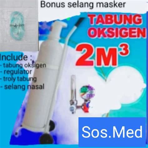 Jual Paket Tabung Oxygen 2m3 Lengkap - Jakarta Barat - SOS med | Tokopedia