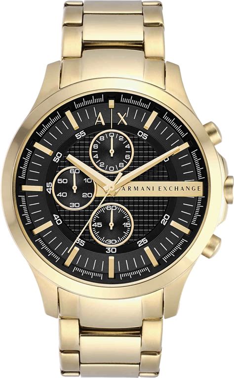 Buy Armani Exchange Analog Gold Dial Men's Watch-AX2137 Stainless Steel ...