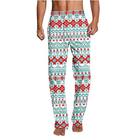 Aloohaidyvio Christmas Pajama Pants Clearance Mens Fleece Pajama Pants ...