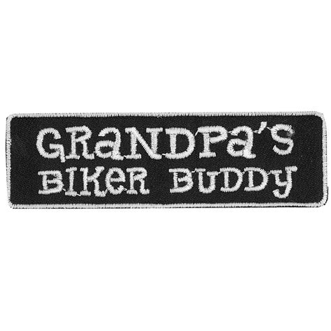 Hot Leathers Grandpas Biker Buddy Patch (4" Width x 1" Height) : Amazon ...