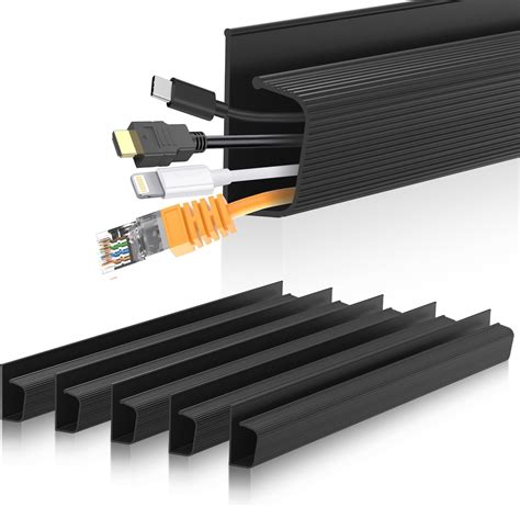 Amazon.com: Cable Management J Channel Under Desk - Easy Installation ...