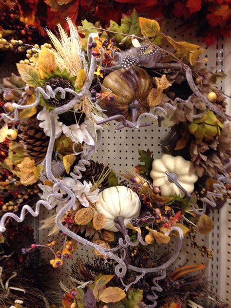 Pretty Fall Wreath at Hobby Lobby