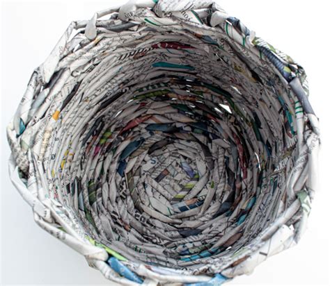 Image result for Basket Using Newspaper